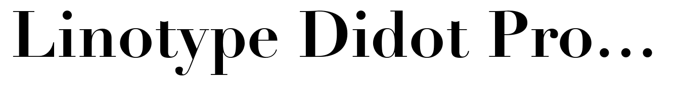 Linotype Didot Pro Bold